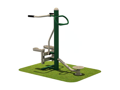 Outside Workout Equipment Waist Twister and Stepper OF-025